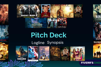 design a stunning pitch deck for movies, tv shows, web series