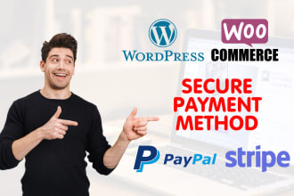 integrate paypal or stripe payment gateway in wordpress website