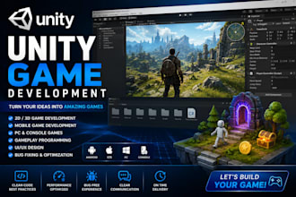 develop, reskin, customize and monetize unity mobile games
