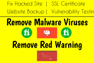 fix hacked website and remove malware and blacklist