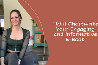 ghostwrite your ebook on any topic
