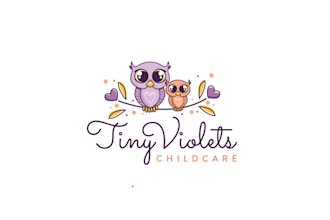 design child care, kids care, day care, kids academy logo