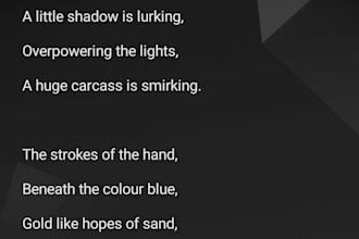 write hindi and english original deep poetry for you