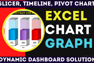 design a dynamic excel dashboard with graphs and chart