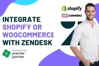 integrate your shopify or woocommerce store with zendesk