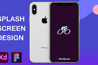 splash screen design for ios and android apps