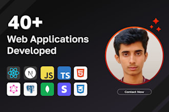 develop your custom react js next js saas applications