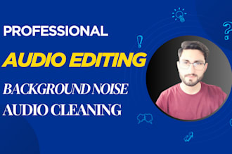 professionally remove background noise from audio and video