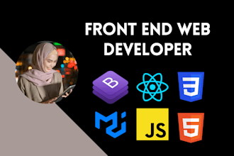 be your front end web developer