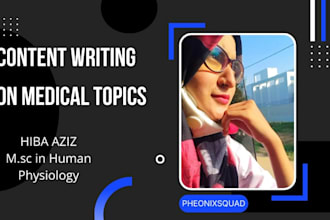 write blogs on health and medical niche