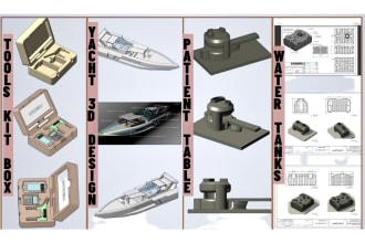 3d cad models for plastic injection mold, product design, 3d modeling from image