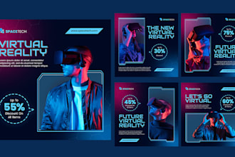 design instagram templates using canva or photoshop