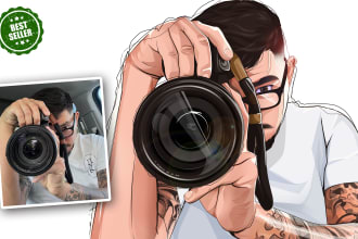 turn your picture into cartoon portrait avatar