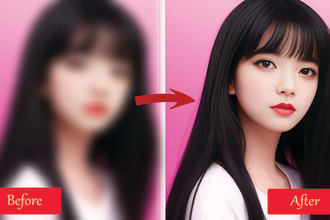 sharpening image, upscale, improve photo quality, enhance fix blurry