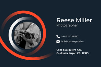 design unique luxury business card, visiting card