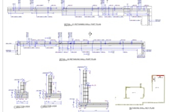 do cmu masonry wall rebar shop drawings and detailed takeoff