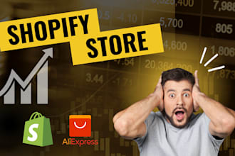create shopify dropshipping store or shopify store