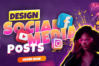 design facebook, instagram post, banners, ads, and story