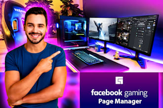 manage facebook gaming page and create gaming content