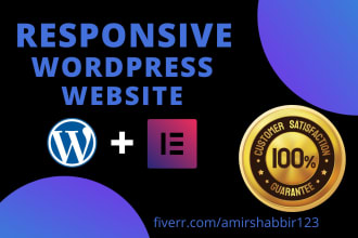 develop modern wordpress website as elementor pro expert