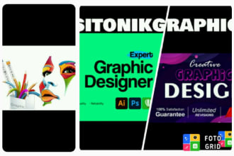 do your graphic design, adobe illustrator, adobe photoshop, redesign artwork