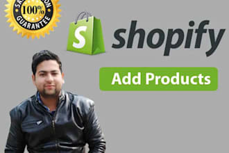 upload add 100 products to your shopify or ecommerce store