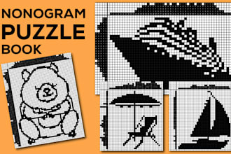 make nonogram picross hanjie griddlers puzzle book