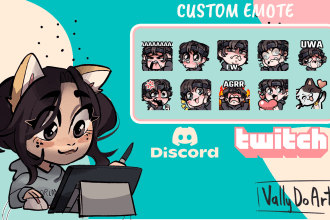draw custom emotes for twitch and discord