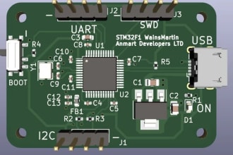 design schematics, pcb board, create gerber and bom files