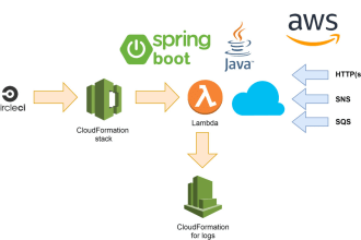 develop and debug java spring boot apis and deploy on AWS
