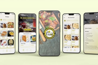 design the uiux of food delivery or restaurant booking app