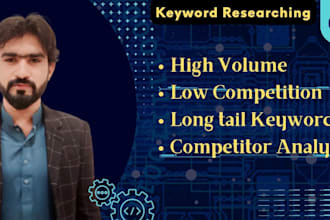 do profitable advanced SEO keyword research and competitor analysis