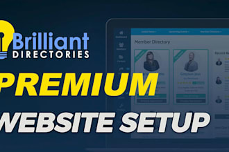 customise brilliant directory website with logo SEO and data scraping