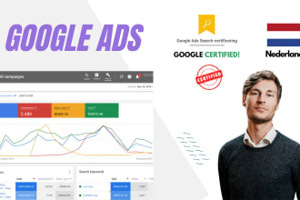 create, setup, optimize and monitor your google advertising campaign nederlands