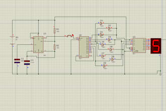 designs and simulates circuits in proteus and matlab