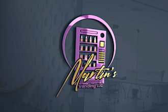 create any type of vending machine logo for your business