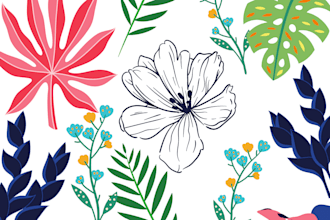create attractive seemless fabric pattern