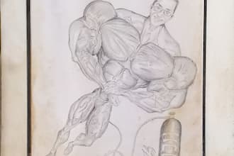 do a penciled caricature with your face