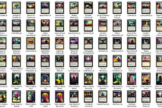 create any kind of magic the gathering card or playing card