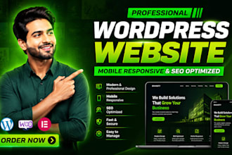 do modern fully responsive wordpress website design redesign mobile friendly