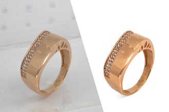 retouch the product image