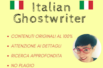 be your italian ghostwriter