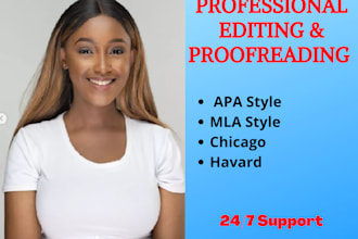 edit and proofread apa and mla papers in 4 hrs