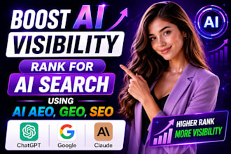 boost ai visibility to rank website in chatgpt gemini claude with aeo geo seo