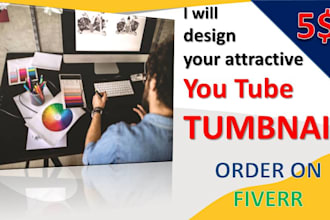 design an attractive youtube viral thumbnail