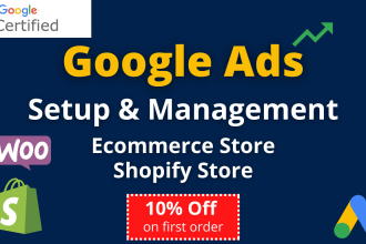 setup and run google ads for ecommerce store