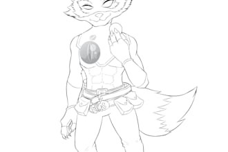 draw your dnd fantasy character clean lineart