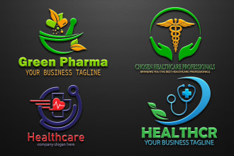 professional logo design for healthcare, nursing, and home care services