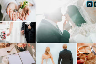 professionally edit your wedding photos