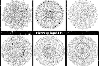 create mandala coloring book to sell